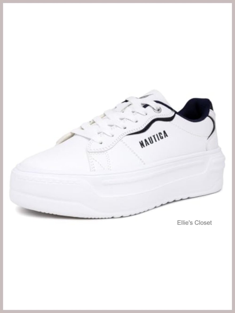 Women's Chunky Lace-Up Fashion Sneakers Faux Leather